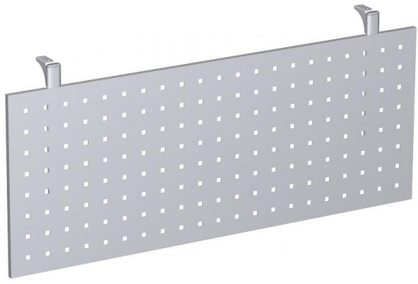 geramöbel Panneau de fond perforé 4 pieds Pro, 1200, argent, N-657603-S