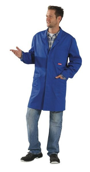 Manteau professionnel Planam BW 290, bleu bleuet, taille 52, 0131052