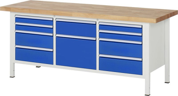 Etabli RAU série 8000 - modèle 8575, L2000 x P700 x H840-1040 mm, 13-8575A2-207B4H.11