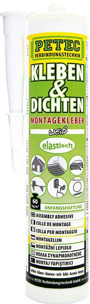 Petec Glue & Dense, Blanc, 290 ml, VE: 12 pièces, 94529