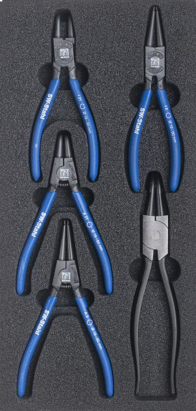 Gamme de chariots d'atelier SW-Stahl, pinces à circlips, 5 pièces, Z3013-33