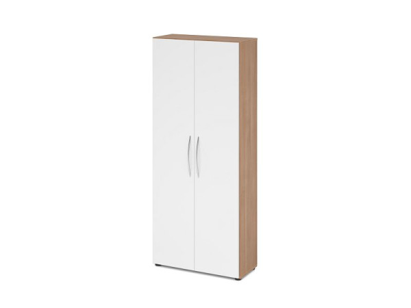 Armoire Hammerbacher 5OH 34, profondeur 6 cm BM noyer/blanc, V4100/N/W/BM