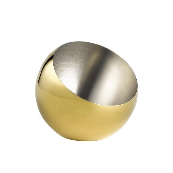 Bol APS "SPHERE", Ø 16 cm, hauteur 15 cm, 0,8 litre, acier inoxydable, aspect doré, 40773
