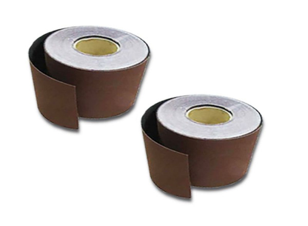 VaGo-Tools Rouleaux de papier abrasif velcro 115 mm x 10 m P40 rouleau de papier abrasif, UE : 2 pièces, VGVSPR11510-40-2_lv