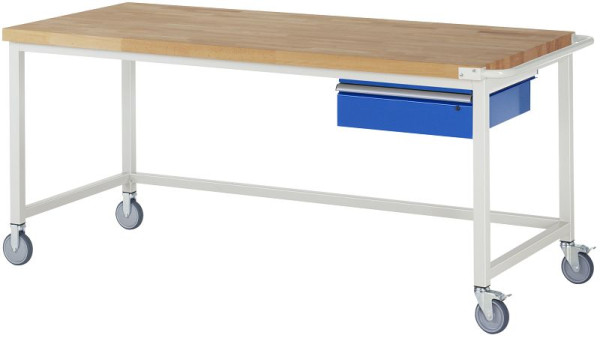Etabli mobile RAU série 8000, 1 x tiroir, 2000x880x900 mm, 05-8001A1-209B4S.11