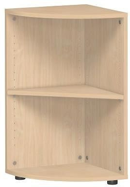Étagère d'angle geramöbel avec pieds, utilisable comme étagère supplémentaire, 400x400x752, hêtre, S-342010-B