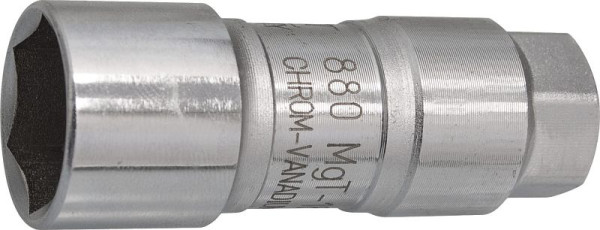 Douille pour bougie d'allumage Hazet, carré creux 10 mm (3/8 pouce), profil hexagonal externe, 18 mm, 880MGT-18