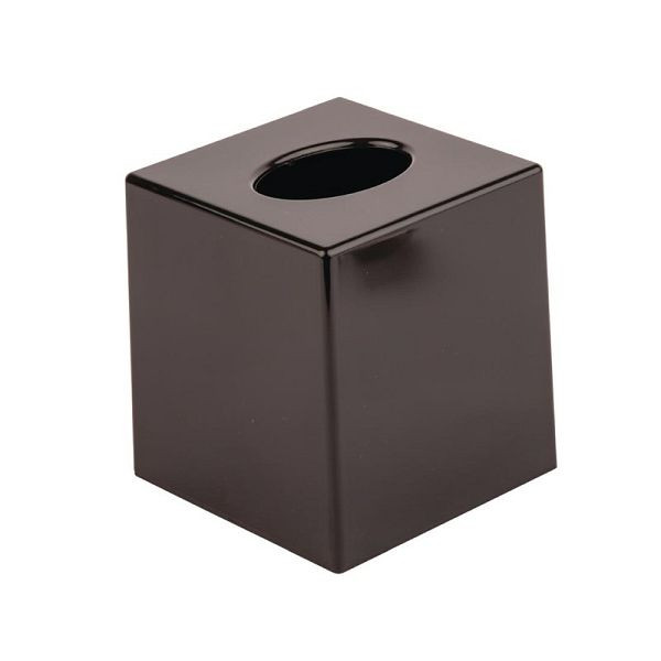 Boîte à mouchoirs Bolero cube noir, DA603