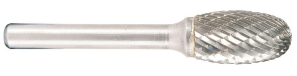 Fraise au carbure Projahn forme E ovale / en forme de goutte d1 9,6 mm, diamètre de la tige 6,0 mm denture HD, 700556096