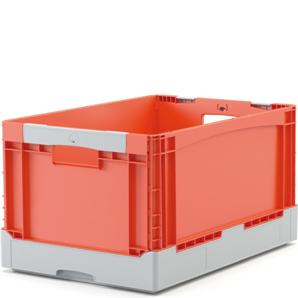 Boîte pliante BITOEQ 64321 orange, poignée, 400x320x600mm, 31453