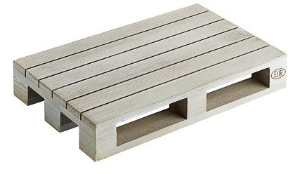 Palette en bois Contacto 20 x 13 cm, gris, 3898/201