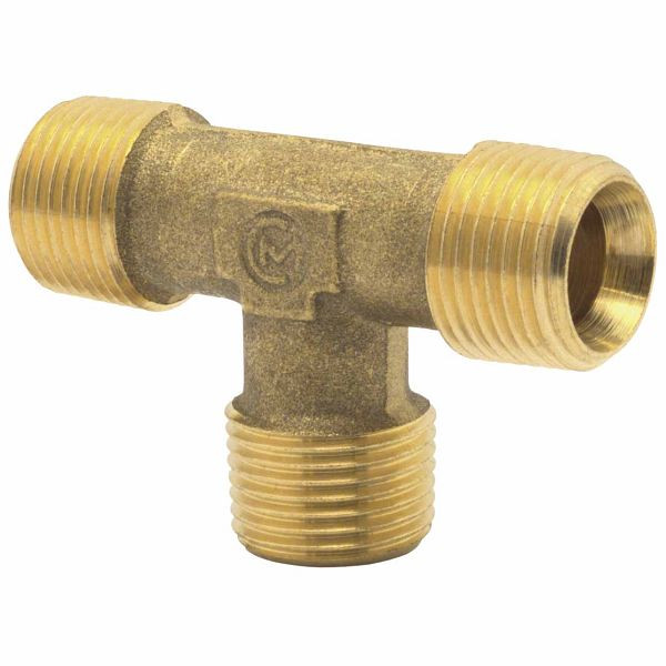 ELMAG Pièce en T, AG 3/8', laiton, 42424