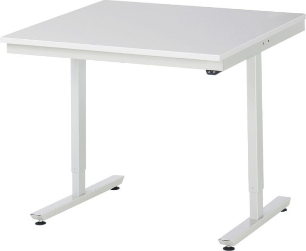 Table de travail RAU série adlatus 150 (réglable électriquement en hauteur), plaque en mélamine, 1000x720-1120x1000 mm, 08-AT-100-100-M