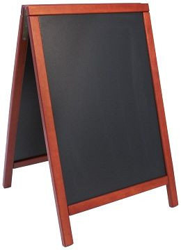 Planche double Contacto 85 cm, acajou, 7695/082