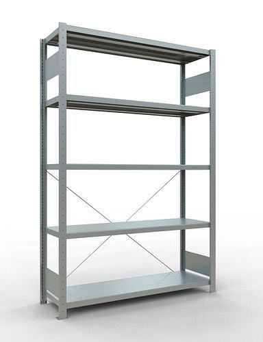 Rayonnage à étagères Schulte, champ de base, 5 niveaux de rangement, traverse, charge du compartiment 250 kg, 1360 x 436 x 2000 mm, 278761
