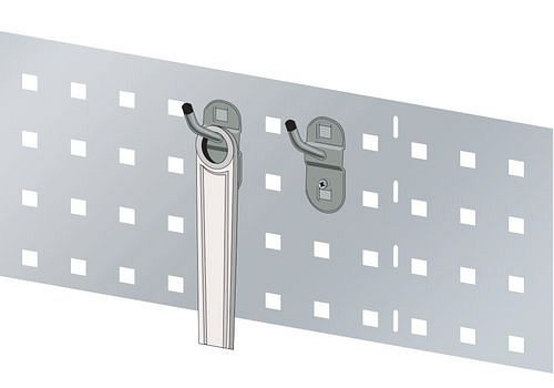 Porte-outils DENIOS, longueur 50 mm, modèle : incliné, 5 pièces, 286480