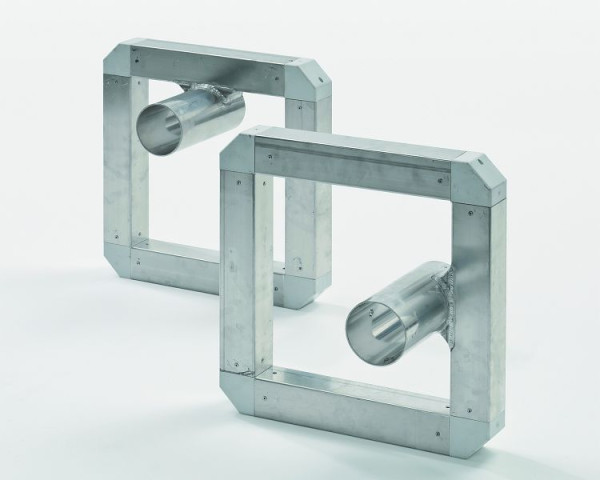 Growi Aluminium Cavaletti, par paire, pour poteau en bois, 10094720