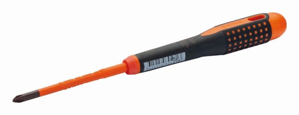 Tournevis Bahco, Ergo™, Isolé, Fin, Fente, 5mm / PH 1, 80mm, BE-8510SL