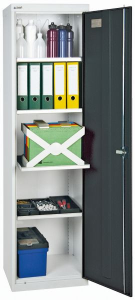 armoire à outils et matériaux contondants série 2000, 7035/7016, 4 étagères, 2005071