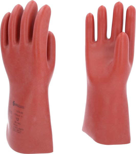 KS Tools Gant de protection pour électricien avec protection mécanique et thermique, taille 12, classe 00, rouge, 117.0086