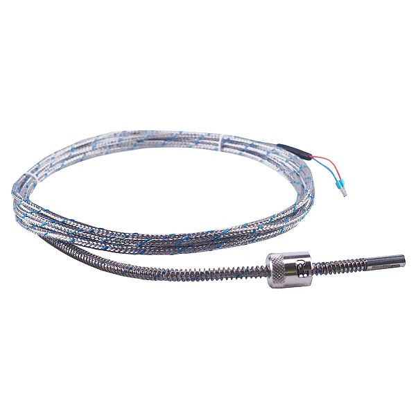 Thermocouple JUMO avec fermeture à baïonnette, 1xFe-CuNi, 6x (20) 180mm, 0 à 400°C, DIN 43710, 00055784