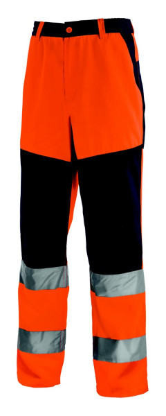 Pantalon haute visibilité teXXor ROCHESTER, taille : 60, couleur : orange vif/marine, lot de 10, 4355-60