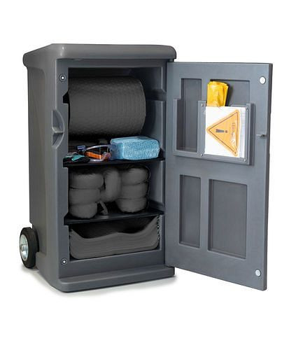 DENSORB Mobile Emergency Set, classeurs en gris Caddy Medium, Universel, 294-120