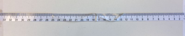 Échelle ELMAG pour FSM570/STM640 (mise à l'échelle de droite à gauche) 0-33,5 cm, 9601319