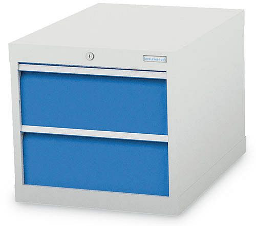 Armoire à tiroirs Bedrunka+Hirth, R 18-24, nombre de tiroirs : 2, dimensions en mm (LxPxH) : 555 x 736 x 519, 550/0002V10