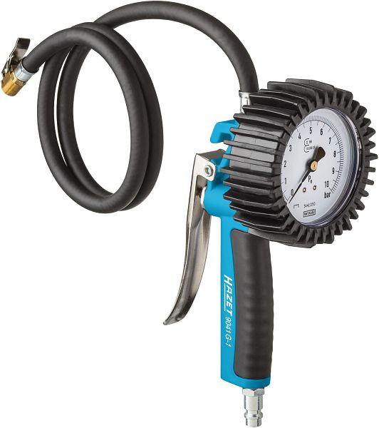Manomètre de gonflage des pneus Hazet, calibré, 9041G-1