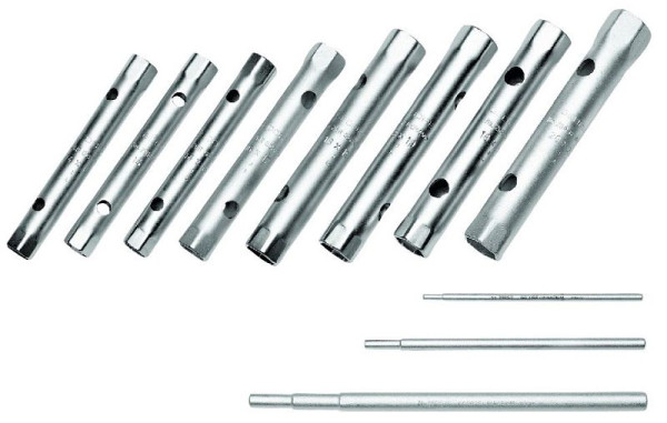 Jeu de clés à douille double GEDORE avec axes de pivotement, 12 pièces, 6-32 mm, 6218890