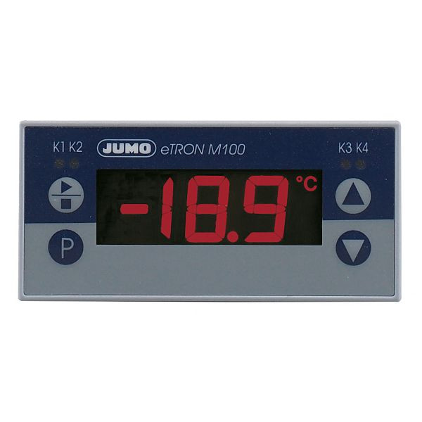 Microstat électronique 2 canaux JUMO pour montage sur panneau, 76 x 36 mm, 00536164