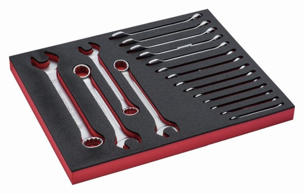 Insert Bahco 2/3, clé mixte, 18 pièces, FF1F3002