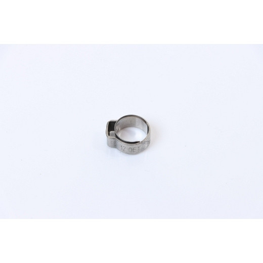Collier de serrage ELMAG à 1 oreille avec bague d'insertion, 12 OET 9,5 - 11,5 mm (acier inoxydable), 42728