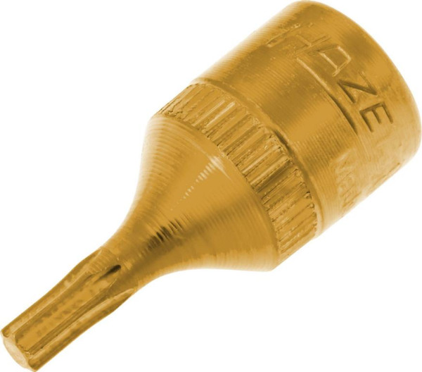 Douille tournevis Hazet TORX®, carré creux 6,3 mm (1/4 pouce), profil intérieur TORX®, T15, 8502-T15