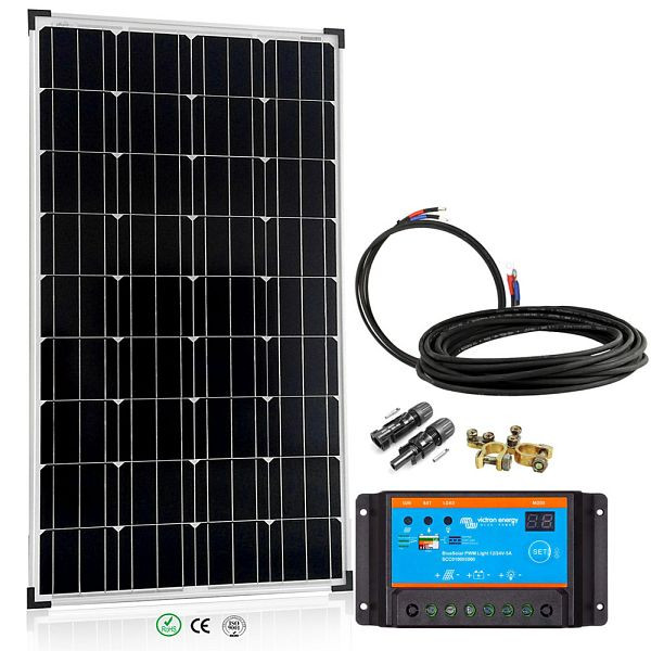 Offgridtec Démarreur de base pour système solaire 150 watts 150 W / 12 V - Contrôleur de charge solaire pour module solaire, 4-01-002625