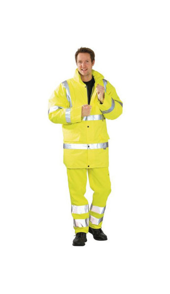 Parka haute visibilité Planam, jaune uni, taille XXL, 2054060