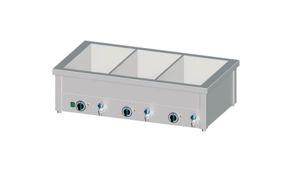 Meuble de table bain-marie Stalgast avec bacs séparés pour 3x GN1/1085x600x310 mm, VBM11601