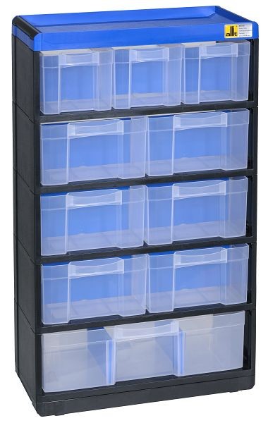 Magasin de petites pièces Allit VarioPlus Pro 53/21, couleur : bleu/noir, 464640