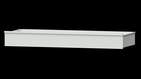 Tiroir d'établis ANKE 180 mm FH, SK dimensions intérieures : 1380 x 540 mm, RAL 7035, 990.407