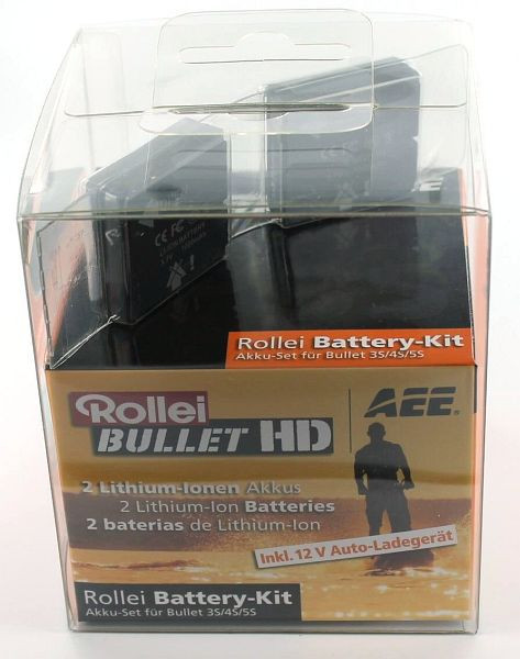 Batterie d'origine AGI pour set ROLLEI BULLET 4S 1080P, 97551