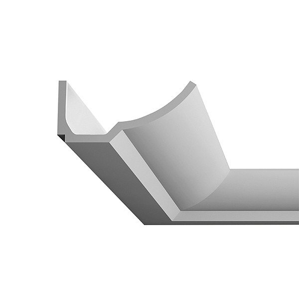 rutec Projekt Moulure ronde en mousse PU de 7,4 x 17,3 - 2 mètres, PFG075