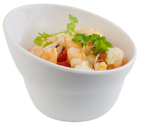 Bol APS -TIERRA-, Ø 10 cm, hauteur : 7 cm, 0,13 litre, mélamine, blanc, 84295