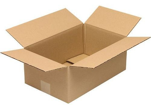 Boîte pliante en carton ondulé TransPak 1 paroi, dimensions intérieures 350 x 230 x 140 mm, format C4, qualité 1.20C, paquet de 50, 299258