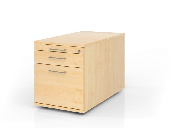 Conteneur roulant Hammerbacher TC20 BS, profondeur 80, corps : érable / façade : érable, 42,8 x 51,2 x 80 cm, 1/2/6 HE, VTC20/3/3/BS