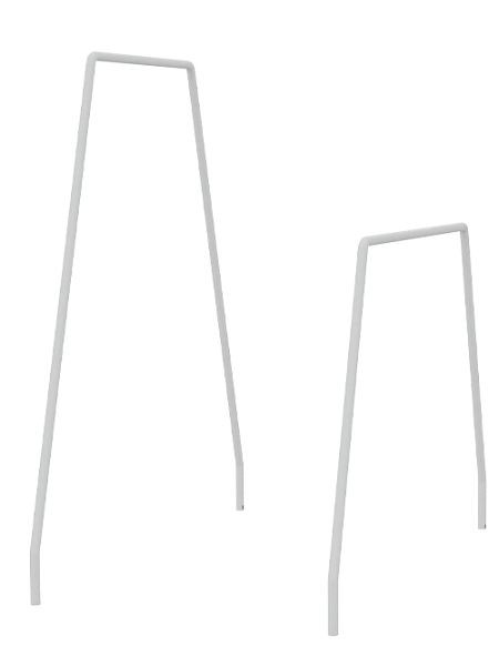 Bedrunka+Hirth support de fixation pour étagères perforées hauteur 450 mm, 03.PT2957
