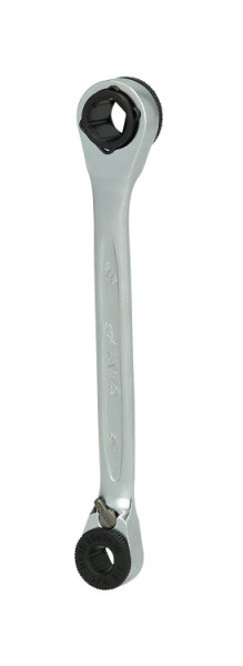 KS Tools GEARplus Mini-Bit Clé mixte à cliquet réversible, 1/4" x 5/16", 503.4679