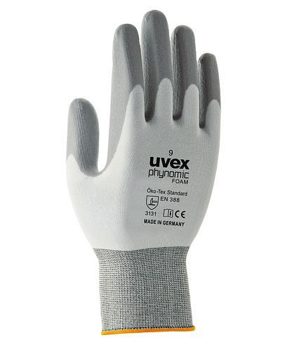 Gant de protection mécanique uvex phynomic M1 FOAM, catégorie II, taille. 8, unité centrale : 10 paires, 210-272