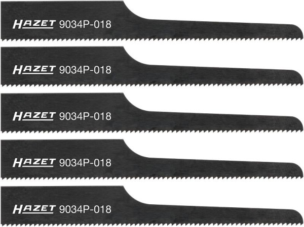 Lames de scie sauteuse Hazet, 18 dents, 5x, 9034P-018/5