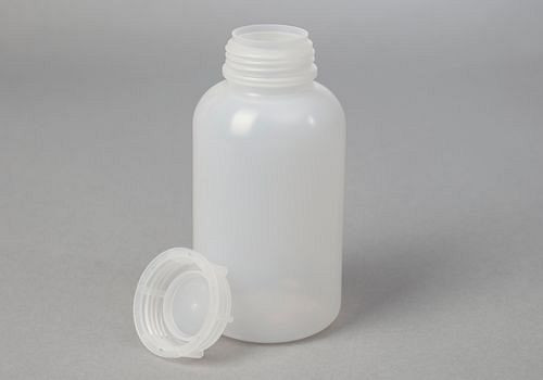 Flacons à col large DENIOS en LDPE, ronds, naturellement transparents, 750 ml, UE : 12 pièces, 261-407